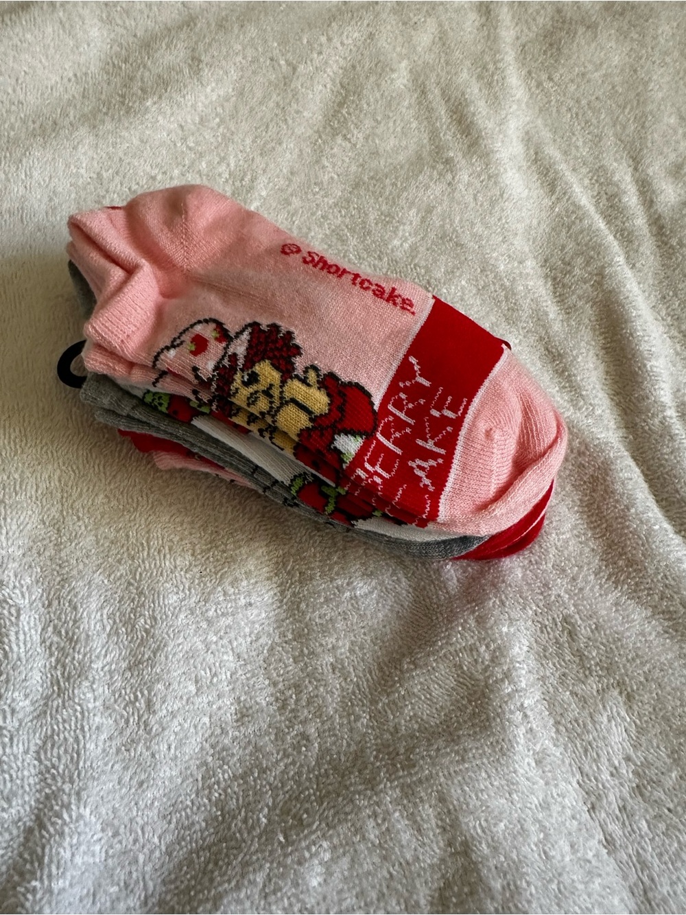 Sport-Take Kids Pink Ankle Socks - 3-Pack